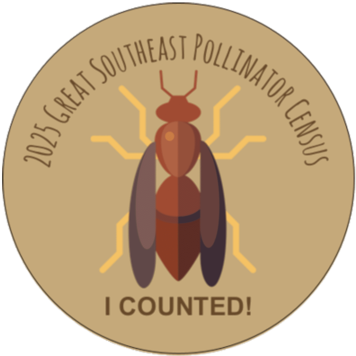 The 2025 I Counted participation sticker.